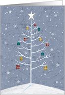 Remembrance Christmas Holiday Winter Gift Tree card