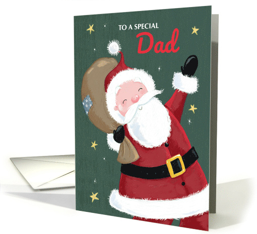 Special Dad Christmas Santa Claus Wave card (1743568)