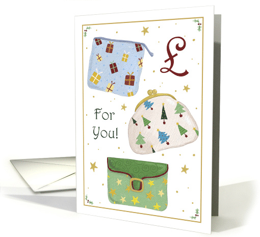 Gift Card Christmas Pound Sign Purses Wallets card (1744656)