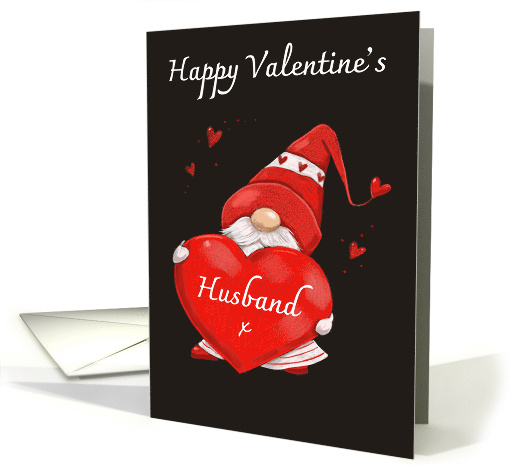 Husband Happy Valentine's Gnome card (1815278)