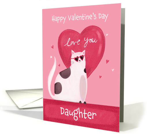 Daughter Valentine's Day Cat Purr-fection card (1897814)