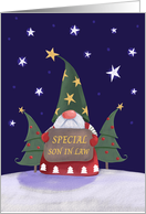 Son in Law Christmas Cute Gnome Gonk Character card