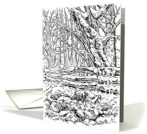 The Fence, Black and White card (1552376)