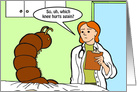 Get Well Millipede With Knee Injury Confuses Doctor card