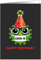 Coronavirus COVID-19 Birthday Cards