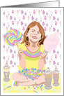 Candy Shop Birthday Party in Pastel Hues card