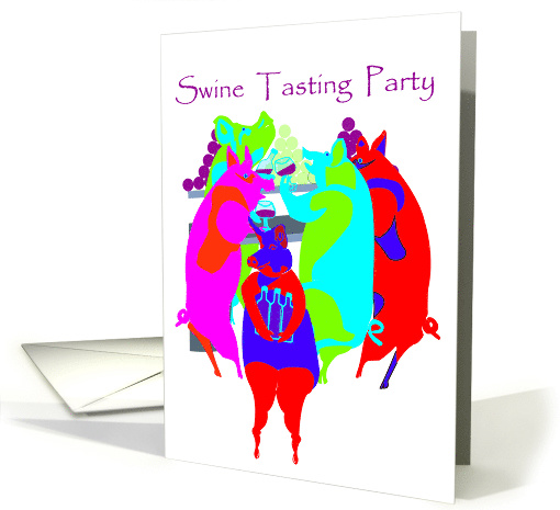 Swine Tasting Party card (1556604)