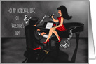 Valentine For Your Wife, Man and Woman at a Piano card