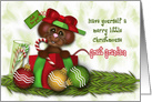 Christmas for Great Grandson, Adorable Christmas Mouse in a Present card
