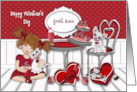 For Great Niece Valentine’s Day Valentine With Kitten and Puppy card