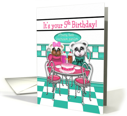 5th Girl's Birthday, Retro Fuzzy Butz Collection, Ice... (1561406)