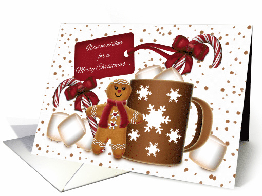Warm Wishes for a Merry Christmas, Hot Cocoa, Candy,... (1567724)