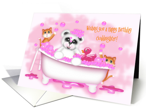 Birthday for Young Goddaughter, Teddy Bear Bathtub,... (1572838)