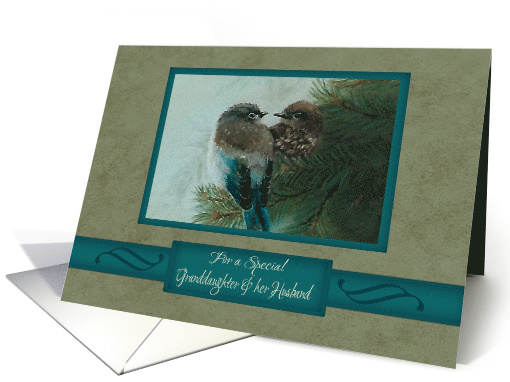 Christmas, For Granddaughter and her Husband, Birds in... (1587582)