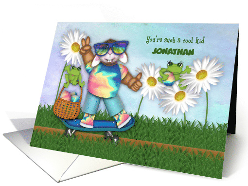 Easter Customize with Any Bunny on a Skateboard card (1676028)