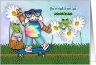 Easter Customize with Any Bunny on a Skateboard card
