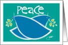White Peace Doves and Laurel Leaf Simply Sweet World Holiday and Every card