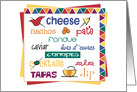 Cocktails Napkins and Snacks Party Invitation card
