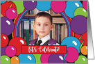 Let’s Celebrate A Special Occasion Balloons Photo Invitation card