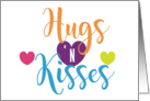 Hugs & KissesTo The Point Simple Hearts Hearfelt Sentiment Series card