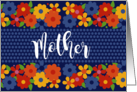Mother Garden Of Flowers Blank Card Loving Thoughts card