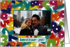 Happy Anniversary Count The Love For A Special Loving Couple Photo card