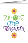 Families Are Forever Spiritual LDS Mormon Theme Family Love card