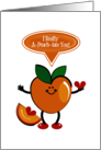 I Really Apeachiate You Punny Funny Thankful Humor card