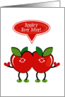 Apple-y Ever After Punny Funny Love Wedding Humor card