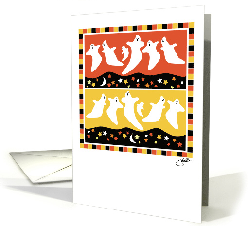 Happy Halloween with BOO-tiful ghosts card (1579148)