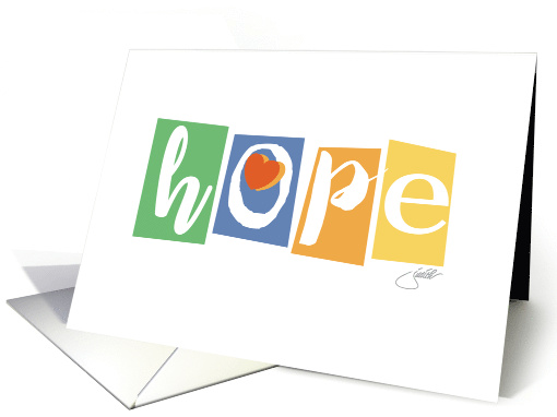 Hope Loving Sentimental Wishes for Better Days Ahead card (1588080)