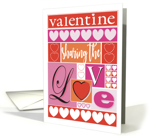 Sharing The Love Valentine Hearts and Loving Thoughts card (1592260)