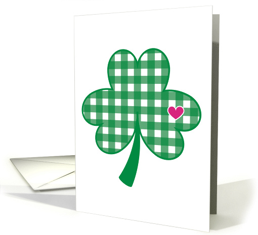 Irish Shamrock Blessing Checkered Express St Patrick's... (1602744)