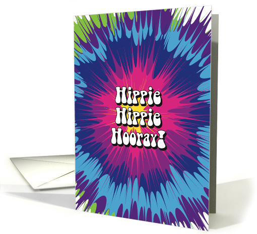 Hippie Hippie Hooray Special Occasion Congratulations Humor card