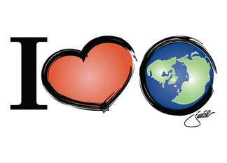 I Love Earth Mother Earth Love Hearts For Earth Day Holiday
