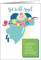 My Little Angel Get Well Christian Spiritual Encouragement Prayer card