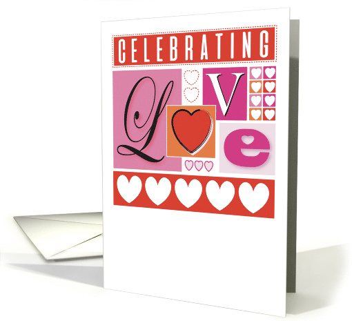 Celebrating Love Lovers Anniversary Milestone Congratulations card