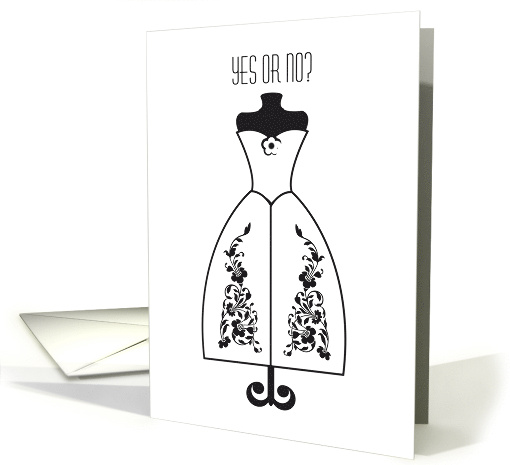 Mannequin Say Yes or No To The Dress Bride Wedding Party... (1635738)