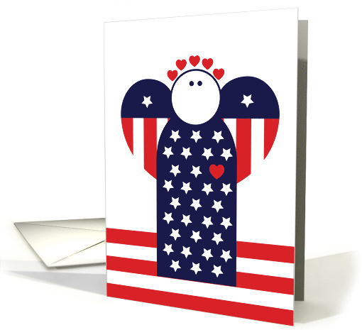 USA Statue of Liberty Angel Patriotic Love American Stars... (1640398)