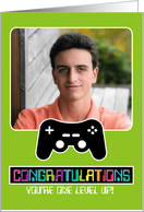 Congratulations Computer Techie Gamer Any Age Game Master Gaming Photo card
