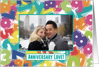 Happy Anniversary Count The Love For A Special Loving Couple Photo card