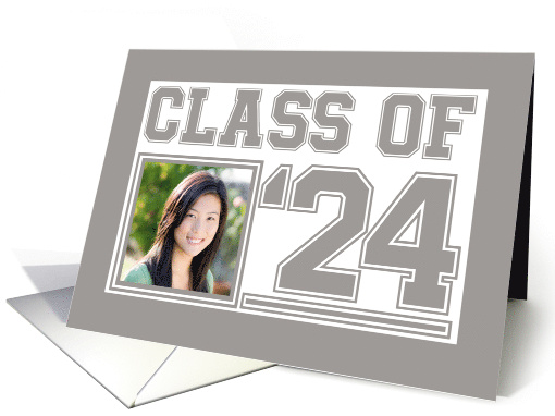 Class of 24 Graduation Celebration High School College Photo card