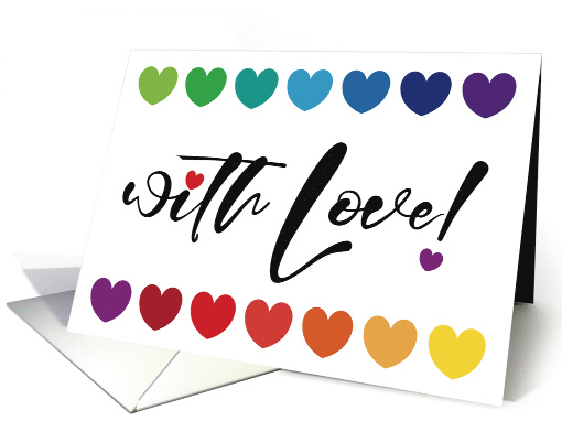 With Love Thinking of You Sentimental Love card (1755940)