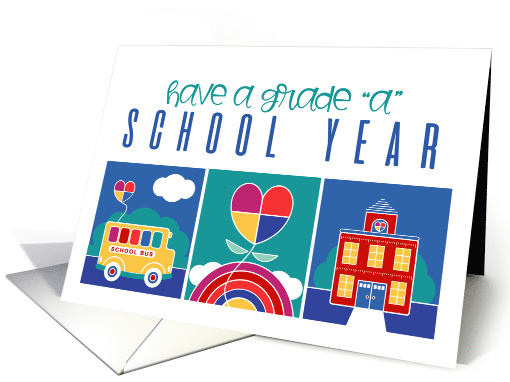 Grade A Student Back to School Days Love card (1791840)
