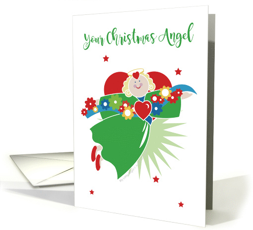 Holy Jolly Christmas Angel Sweetness & Love card (1891420)