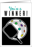 Pickleball Sports Team Game Winner Celebration card