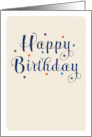 Happy Birthday Dots card