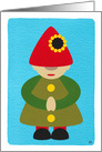 Invitation to a Garden Party Gnome card