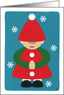 Save The Date for a Christmas Party Gnome card