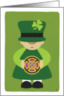 St. Patricks Day Leprechaun Irish English Language card